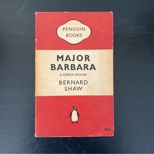 Major Barbara Screen Version Bernard Shaw Vintage 1956 Penguin Books Paperback